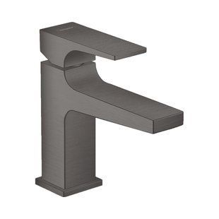 Baterie de lavoar Hansgrohe Metropol 100 cu gunoi Push-Open, crom negru periat (32500340) 32500340 foto