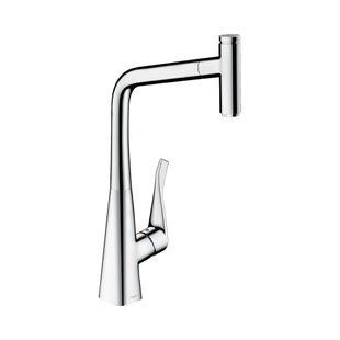 Смеситель для кухни Hansgrohe Metris Select 320 с выдвижным душем, хром (14884000) 14884000 фото
