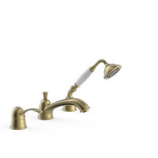 Baterie pentru cada TRES-CLASIC cu 3 orificii Bronz periat 24214501LM foto