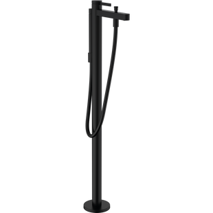 Baterie de baie Hansgrohe Finoris, montată pe podea, negru mat (76445670) 76445670 foto