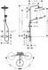 Sistem de duș Hansgrohe Croma Select S 280 RainAir 1jet Showerpipe cu termostat, crom (26790000) 26790000 foto 4
