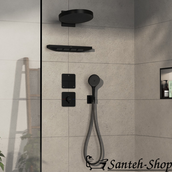 Переключатель Hansgrohe ShowerSelect Comfort Q на 3 функции, Matt Black (15587670) 15587670 фото