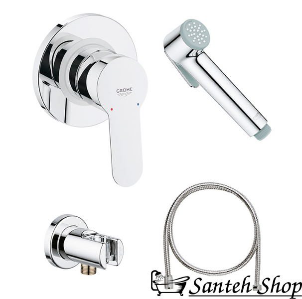 Набор гигиенического душа Bau Edge Grohe 28512001 скрытого монтажа 28512001 фото