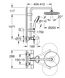 Душевая система с термостатом Grohe Tempesta 250 shower system THM bath 9,5l, хром (26672001) 26672001 фото 5