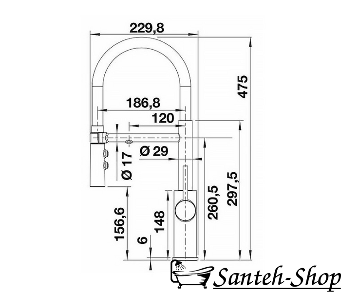 Baterie de bucătărie Blanco 526706 Catris-S Filtru Flexo 526706 foto