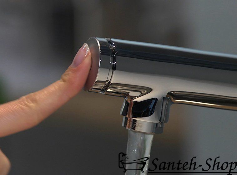Смеситель для кухни Hansgrohe Metris Select 320 с выдвижным душем, хром (14884000) 14884000 фото
