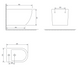 Bideu suspendat Omnires Ottawa Comfort OTTAWABIBM 48.5x37x32.5 cm alb mat OTTAWABIBM foto 2