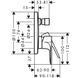 Baterie baie cu dus Hansgrohe Rebris E 72468000 72468000 foto 2