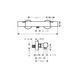 Baterie duș termostatică Hansgrohe Ecostat Fine 13324670 negru mat 13324670 foto 2