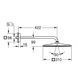Верхний душ GROHE Rainshower 310 Mono с душевым кронштейном хром 26563000 26563000 фото 3