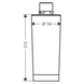Cartuș pentru filtrul de carbon activ Hansgrohe 76814000 foto 2