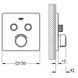 Baterie dus GROHE SMARTCONTROL 29148000 parte exterioara 29148000 foto 2