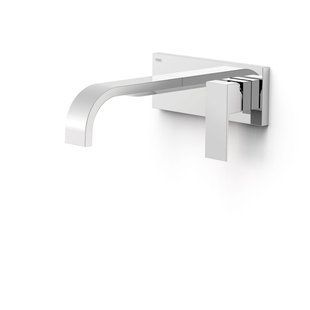 Baterie lavoar Tres CUADRO 630011 cu perete cromat 630011 foto