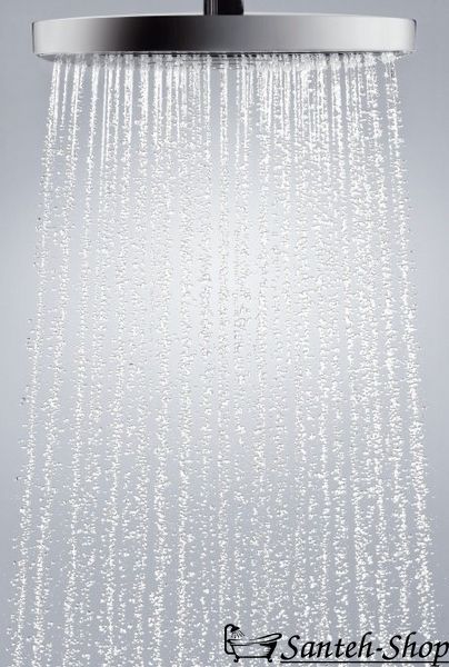 Верхний душ Hansgrohe Select Е 300 2jet с держателем, белый/хром (27385400) 27385400 фото