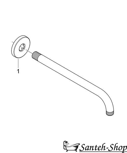 Набор для комплектации душа GROHE Eurosmart Cosmopolitan 25219001 25219001 фото