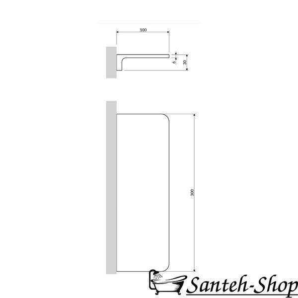 Полка для ванной комнаты OMNIRES MP60931GR brushed graphite MP60931CR фото