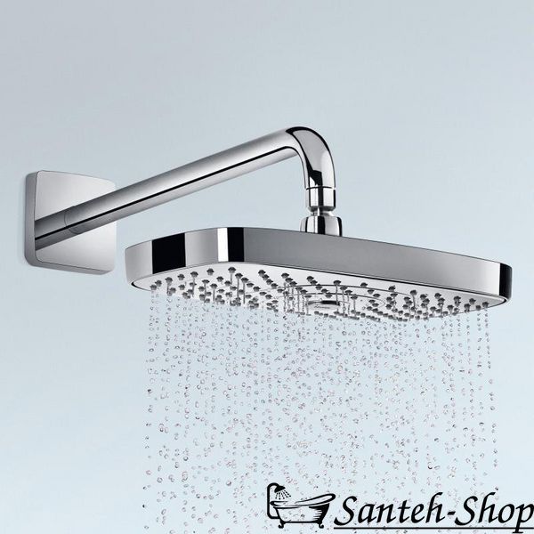 Верхний душ Hansgrohe Select Е 300 2jet с держателем, белый/хром (27385400) 27385400 фото