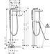 Baterie de baie Hansgrohe Finoris, montată pe podea, alb mat (76445700) 76445700 foto 2
