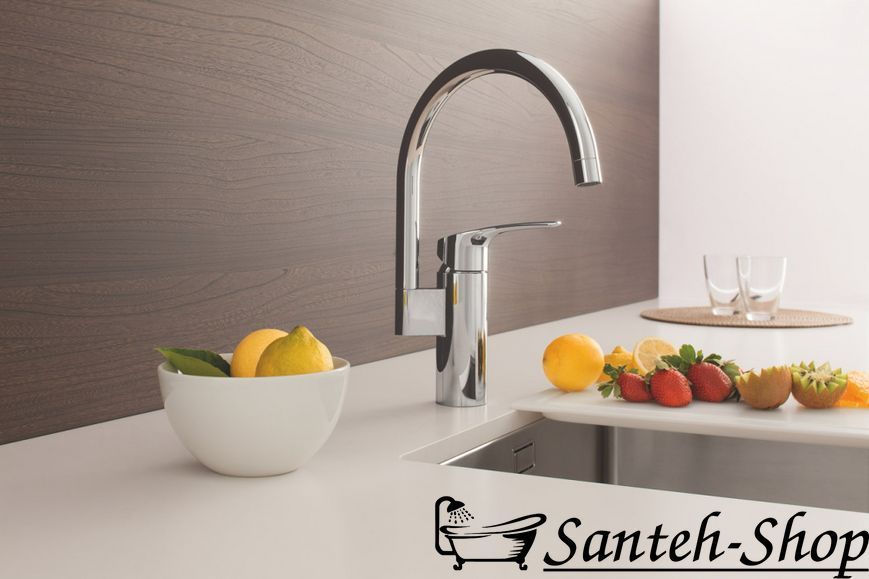 Смеситель для мойки Grohe Eurosmart 340 мм, хром (33202003) 33202003 фото