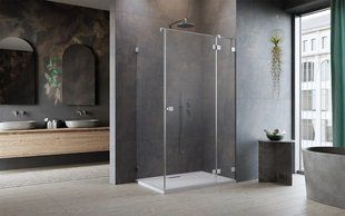 Душевая кабина Radaway ESSENZA PRO BRUSHED NICKEL KDJ 10097090-91-01L + 10098090-01-01 10097090-91-01L + 10098090-01-01 фото