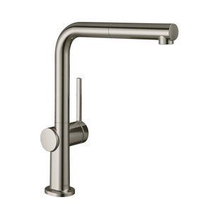 Смеситель кухонный Hansgrohe Talis M54 270 2jet с вытяжным изливом, стальной (72808800) 72808800 фото