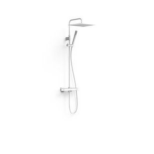 Sistem de dus Tres FUJI cu baterie cu termostat Alb 19039307BM foto