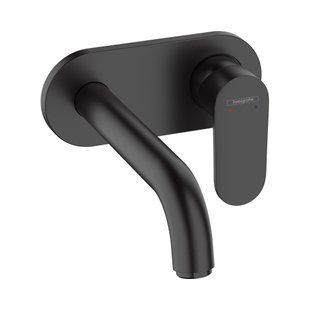 Hansgrohe Vernis Blend 205 mm Baterie pentru chiuvetă, montată pe perete, negru mat (71576670) 71576670 foto