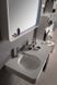 Lavoar montat pe perete cu suport pentru prosoape, piatra Suprafata solida 750*480*140mm 13-40-742 foto 2