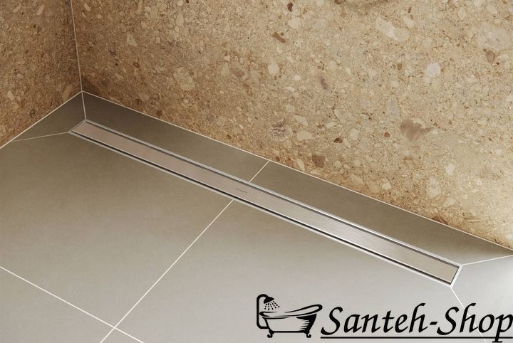 Scurgere de duș Hansgrohe RainDrain Original 60 cm, oțel inoxidabil periat (56196800) 56196800 foto