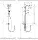 Душевая система Hansgrohe Crometta E Showerpipe 240 1jet EcoSmart Reno 9л/мин, хром (27289000) 27289000 фото 5