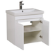 Dulap de baie suspendat AQUARODOS OMEGA 60 cu lavoar, 580x600x450 cm, alb OMEGA 60 foto 3