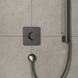 Термостат скрытого монтажа Hansgrohe ShowerSelect Comfort Q на 1 функцию, Brushed Black Chrome (15581340) 15581340 фото 2