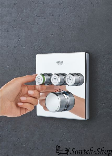 Sistem de duș GROHE Grohtherm SmartControl 34706000 cu termostat de duș crom 34706000 foto