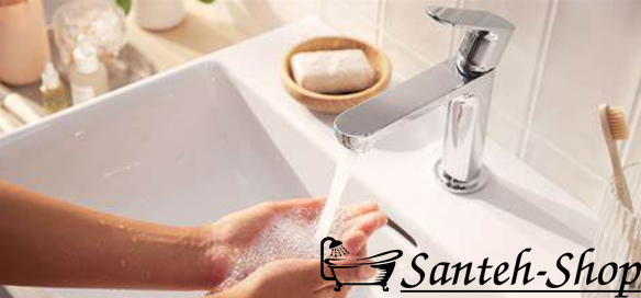Baterie pentru chiuvetă Hansgrohe Rebris S cu set de scurgere, crom 72510000 72513000 foto