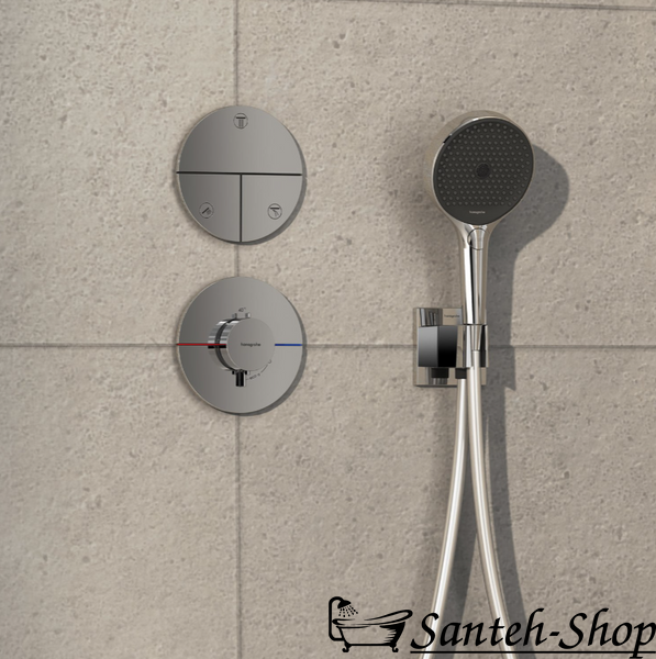 Переключатель Hansgrohe ShowerSelect Comfort S на 3 функции, Chrome (15558000) 15558000 фото
