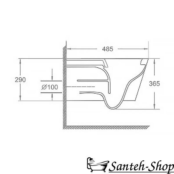 WC suspendat IMPRESE KUBIK TWIST c06810233TW și scaun solid Slim c06810233TW foto