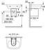Lavoar Grohe Euro Ceramic 55cm montat pe perete cu semipiedestal, alb (39336000_39201000) 39336000_39201000 foto 2