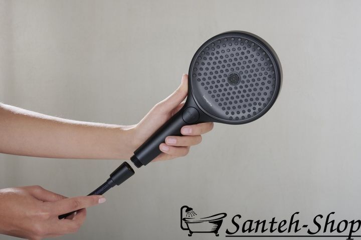 Furtun de duș Hansgrohe Designflex 1,6 m, negru mat (28260670) 28260670 foto
