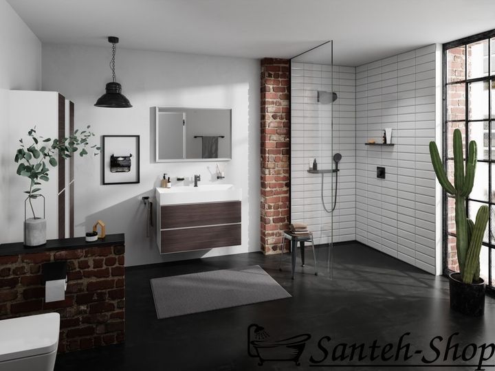 Furtun de duș Hansgrohe Designflex 1,6 m, negru mat (28260670) 28260670 foto