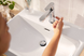 Baterie pentru chiuvetă Hansgrohe Rebris S cu set de scurgere, crom 72510000 72513000 foto 4