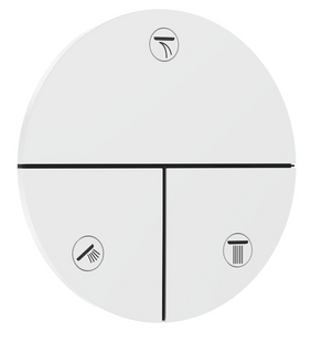 Переключатель Hansgrohe ShowerSelect Comfort S на 3 функции, Matt White (15558700) 15558700 фото