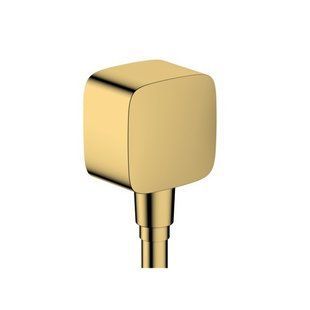 Hansgrohe FixFit E racord pentru furtun cu supapă de reținere, optic auriu lustruit (26457990) 26457990 foto