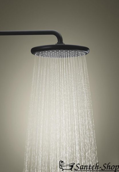 Sistem de duș Grohe Tempesta System 250, montat pe perete cu termostat, negru mat (266702431) 266702431 foto