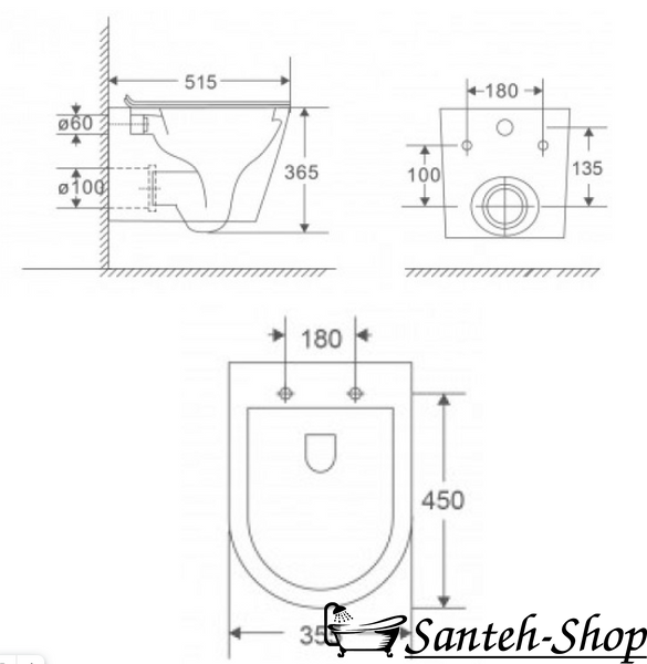 Kit de instalare: WC suspendat VLTAVA Rimless, scaun solid Slim + 38772001 Instalare RAPID SL pentru toaleta, buton cromat, fara garnitura c06809603+38772001 foto
