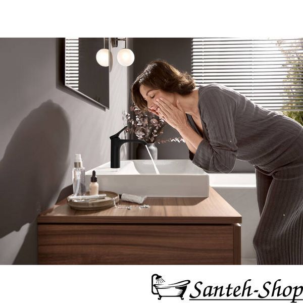 Смеситель для умывальника Hansgrohe 75022670&nbsp;Vivenis 110&nbsp;черный матовый 75022670 фото
