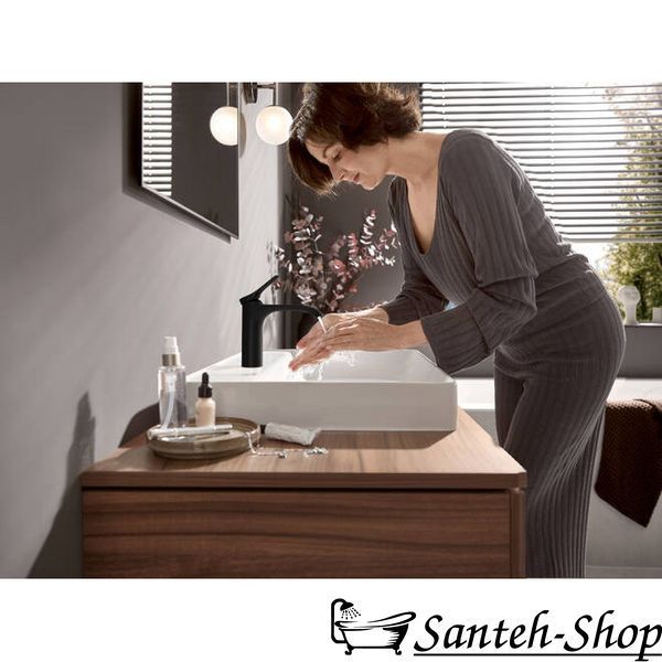 Смеситель для умывальника Hansgrohe 75022670&nbsp;Vivenis 110&nbsp;черный матовый 75022670 фото