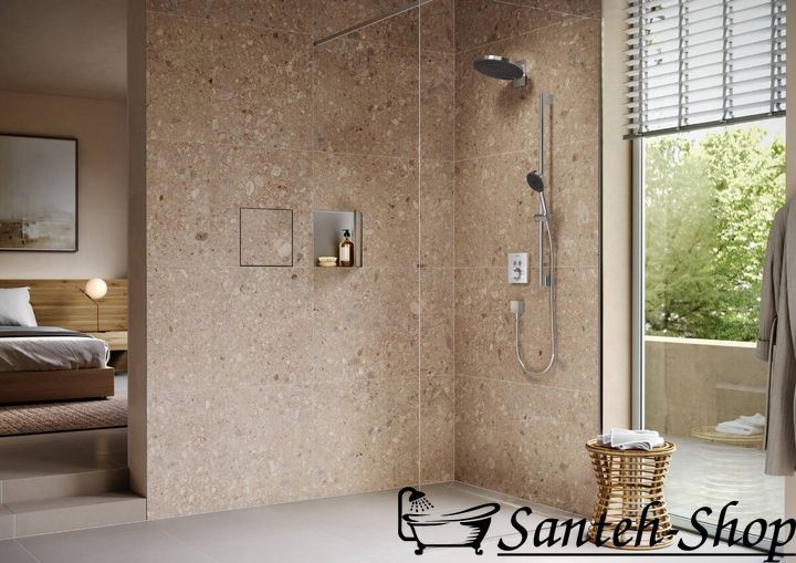 Scurgere de duș Hansgrohe RainDrain Original 80 cm, oțel inoxidabil periat (56198800) 56198800 foto