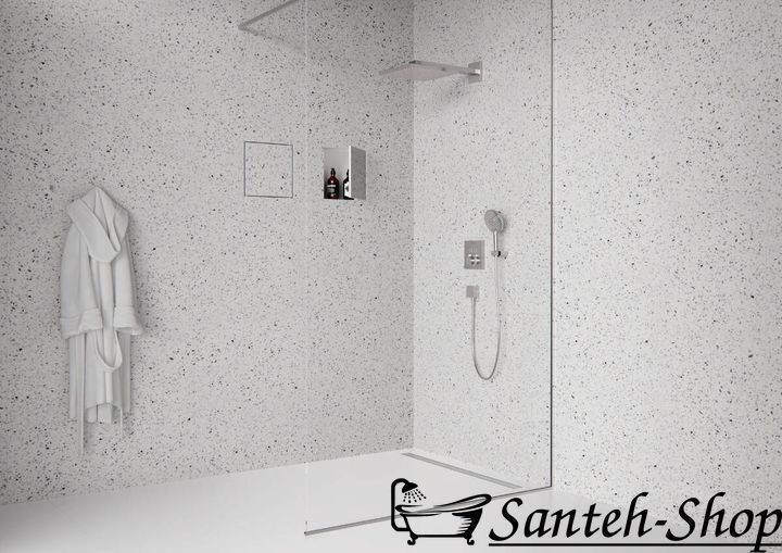 Scurgere de duș Hansgrohe RainDrain Original 80 cm, oțel inoxidabil periat (56198800) 56198800 foto