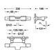 Termostat de baie Tres OVER-WALL 19017406OM auriu mat 24K 19017406OM foto 2