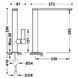PROJECT-TRES Baterie lavoar maner lateral XXL Crom 21140501 21140501 foto 2